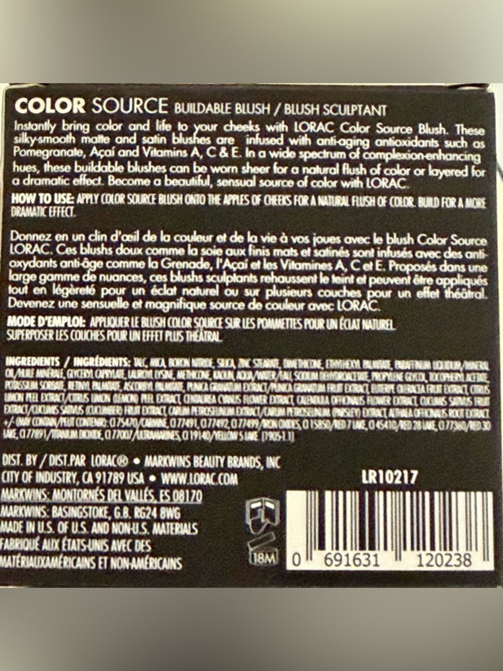 LORAC Color Source Buildable Blush, Anti-Aging Makeup ~ Infrared Aura Matte - Picture 10 of 10